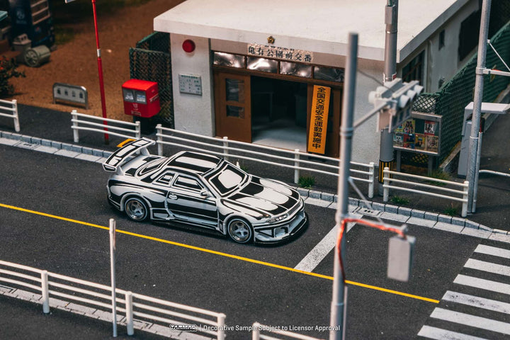 [Preorder] Tarmac Works 1:64 Nissan Skyline (R32) Widebody – Designed by JOSHUA VIDES – Matte White – Global64 – Limited Edition T64G-061-JV
