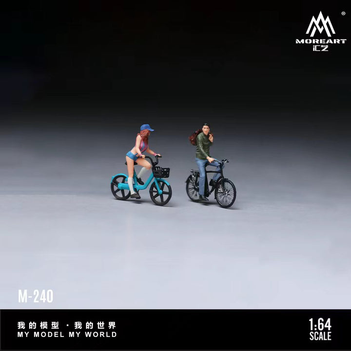 [Preorder] MoreArt 1:64 CYCLING COUPLE FIGURE SET MO222240