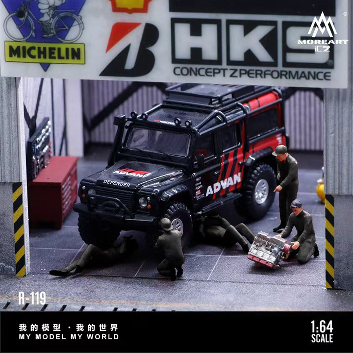 [Preorder] MoreArt 1:64 TEAM EVENT MAINTENANCE PERSONNEL B UNIFORM MO223119