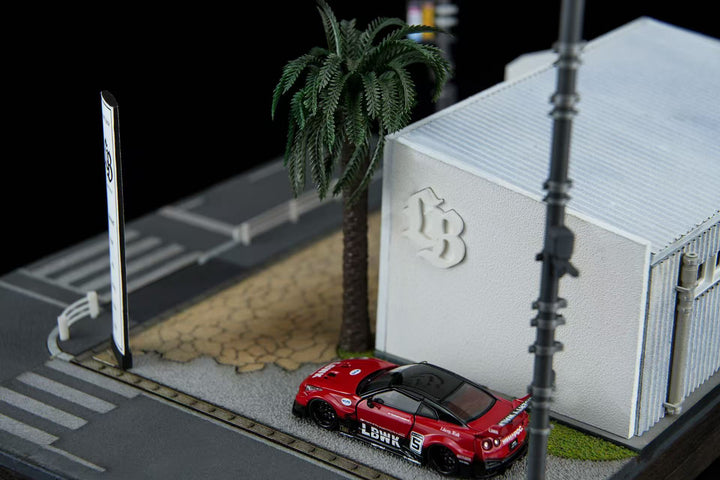 [Preorder] Motorhelix 1:64 Liberty Walk Nagoya HQStore Diorama No. 1 M90603