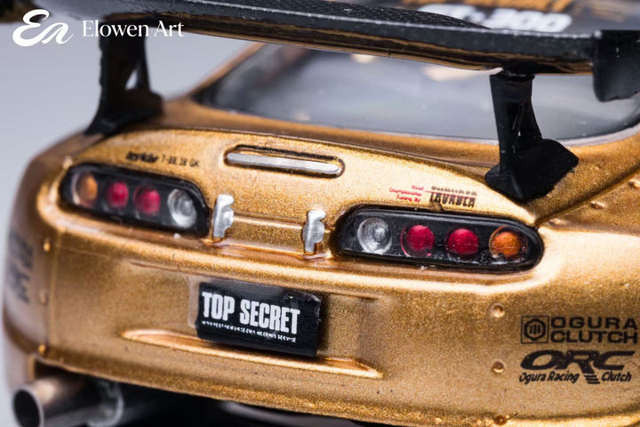 [Preorder] Elowen Art 1:64 Top Secret A80 Supra MK4 Gold