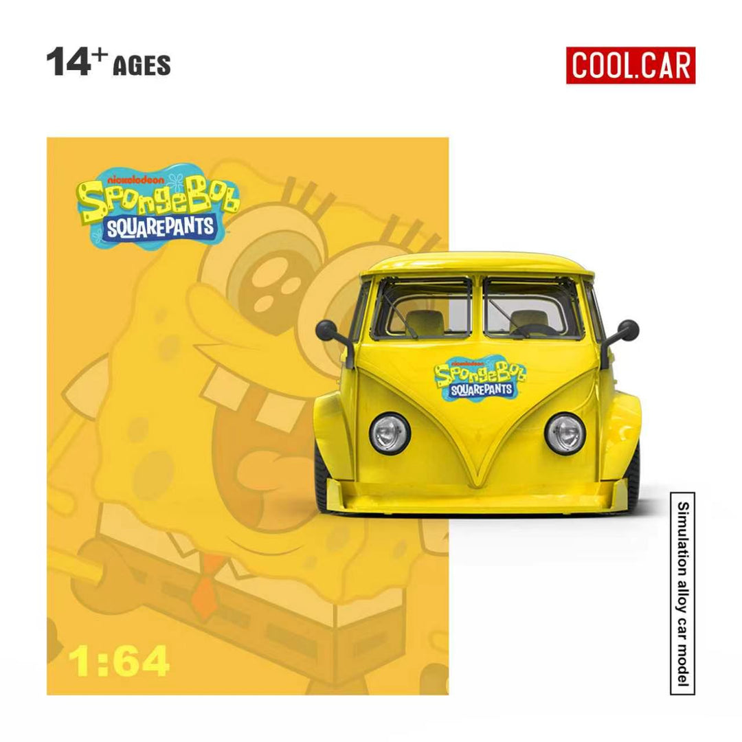 [Preorder] Cool Car 1:64 Volkswagen T1 Pickup - SpongeBob Livery CC643926