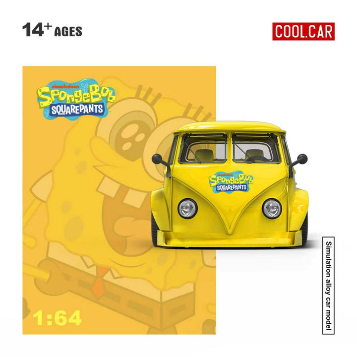 [Preorder] Cool Car 1:64 Volkswagen T1 Pickup - SpongeBob Livery CC643926