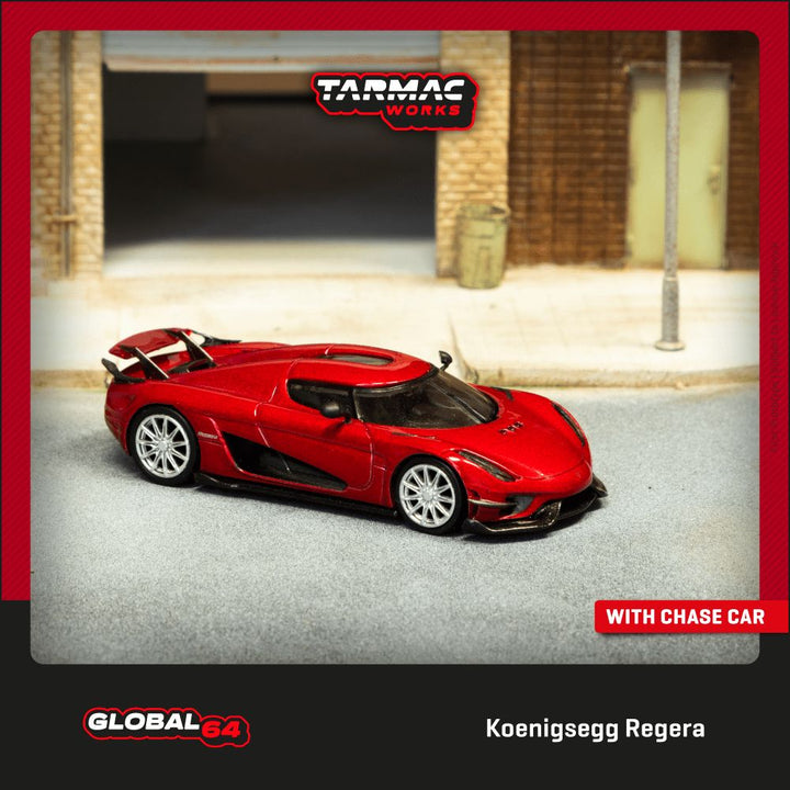 [Preorder] Tarmac Works 1:64 Koenigsegg Regera Red Metallic T64G-TL017-RE