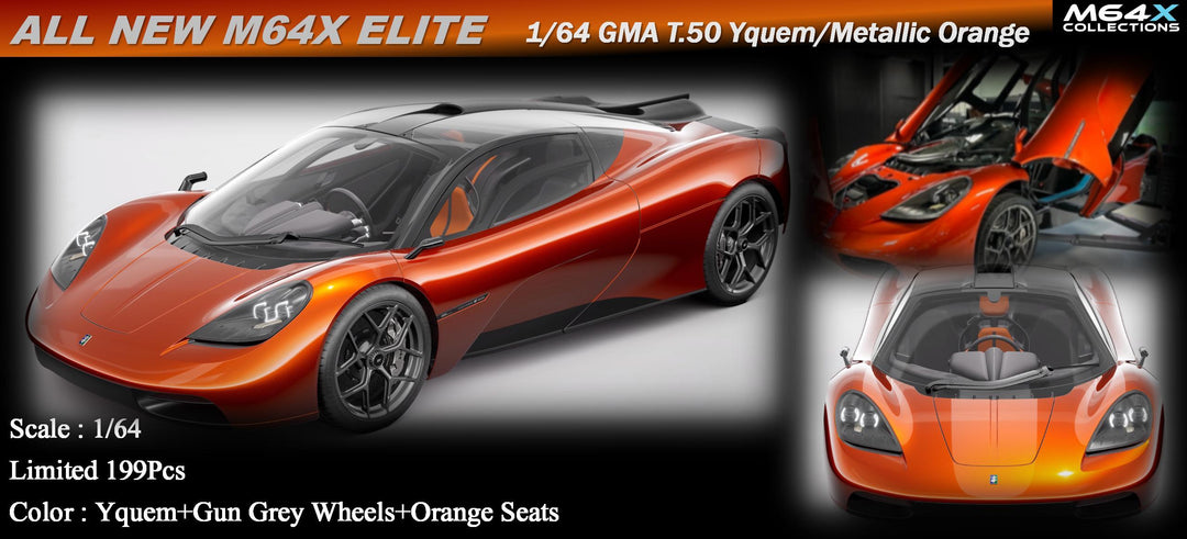 [Preorder] M64X 1:64 Elite GMA T.50 (9 Colours)