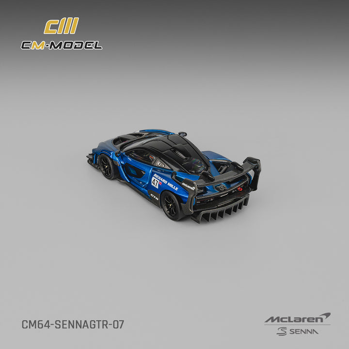 [Preorder] CM Model 1:64 Mclaren SennaGTR Metallic Blue 47# CM64-SennaGTR-07