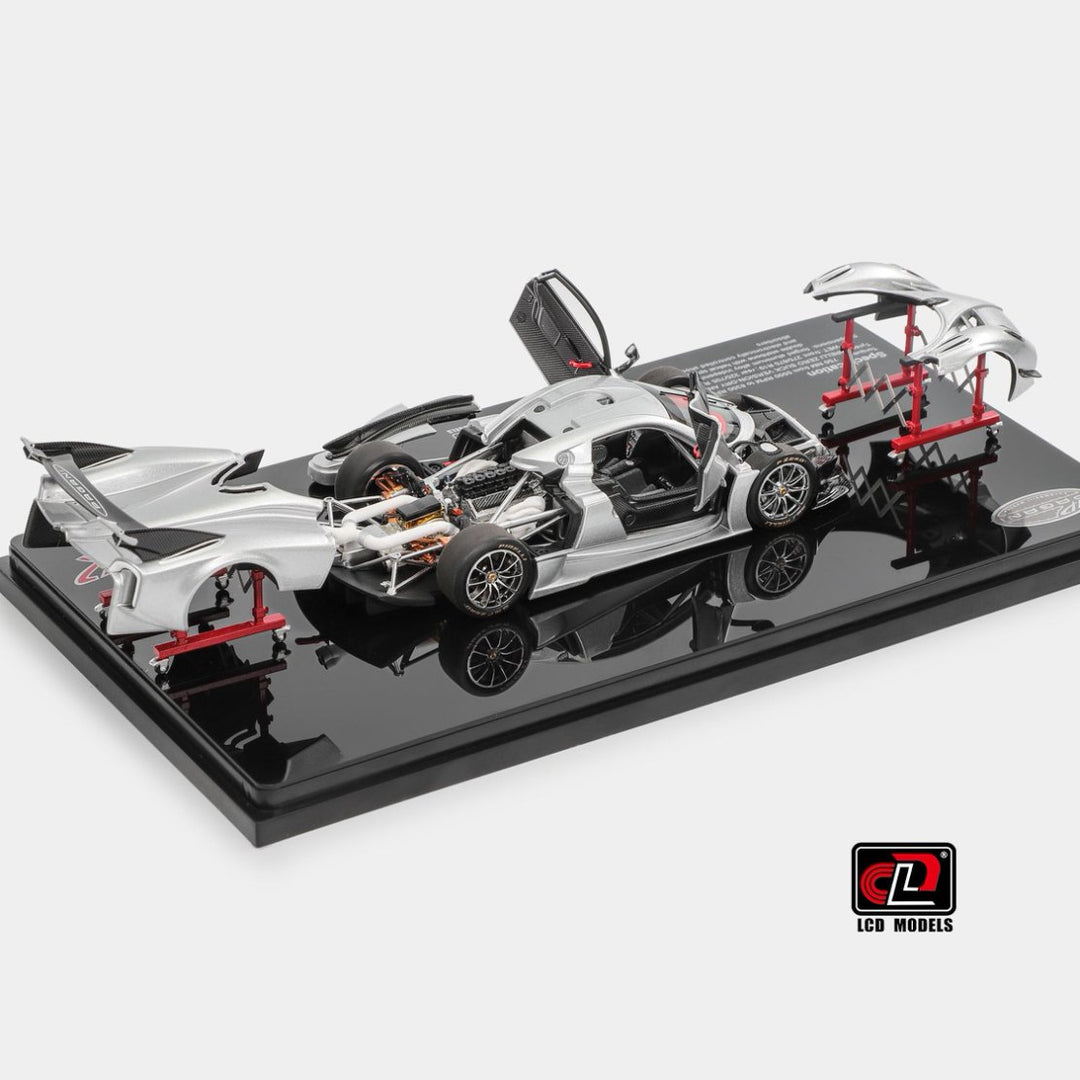[Preorder] LCD 1:43 Pagani Huayra R Silver LCD43017-SL