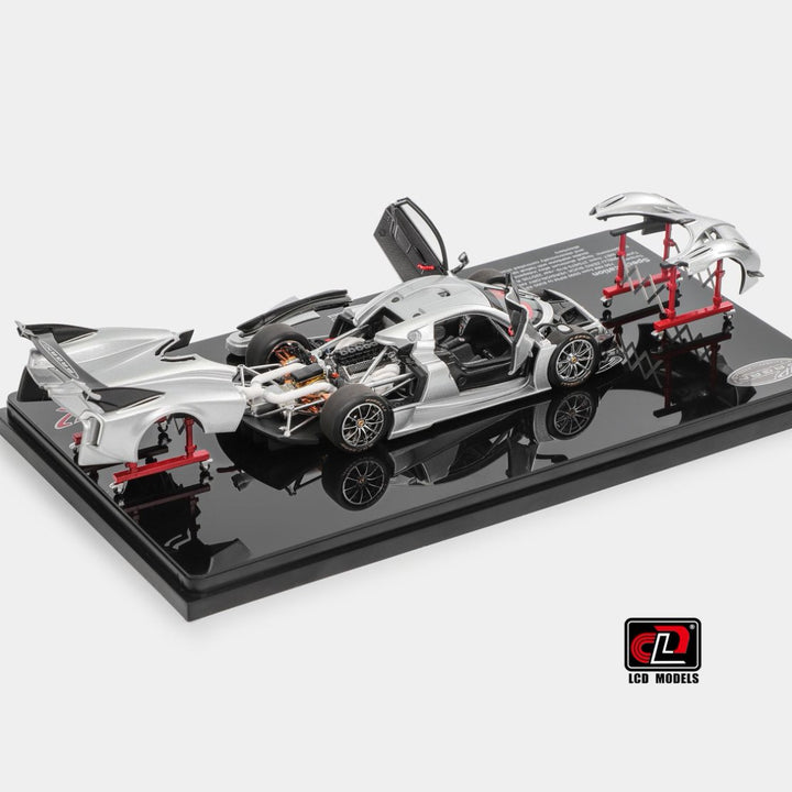 [Preorder] LCD 1:43 Pagani Huayra R Silver LCD43017-SL