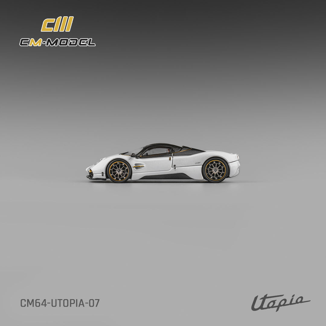 Preorder] CM Model 1:64 Pagani Utopia Pearl White CM64-Utopia-07