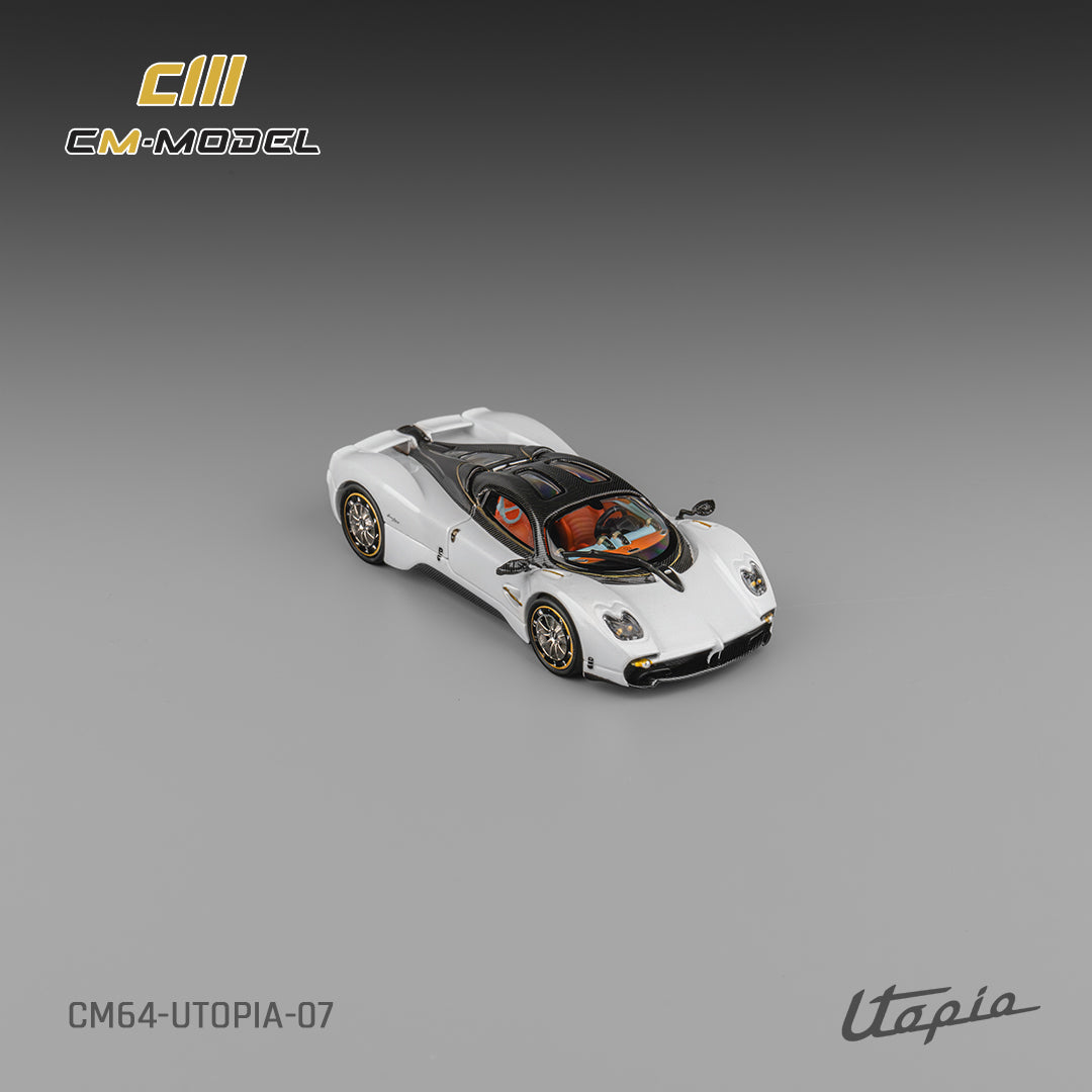 Preorder] CM Model 1:64 Pagani Utopia Pearl White CM64-Utopia-07