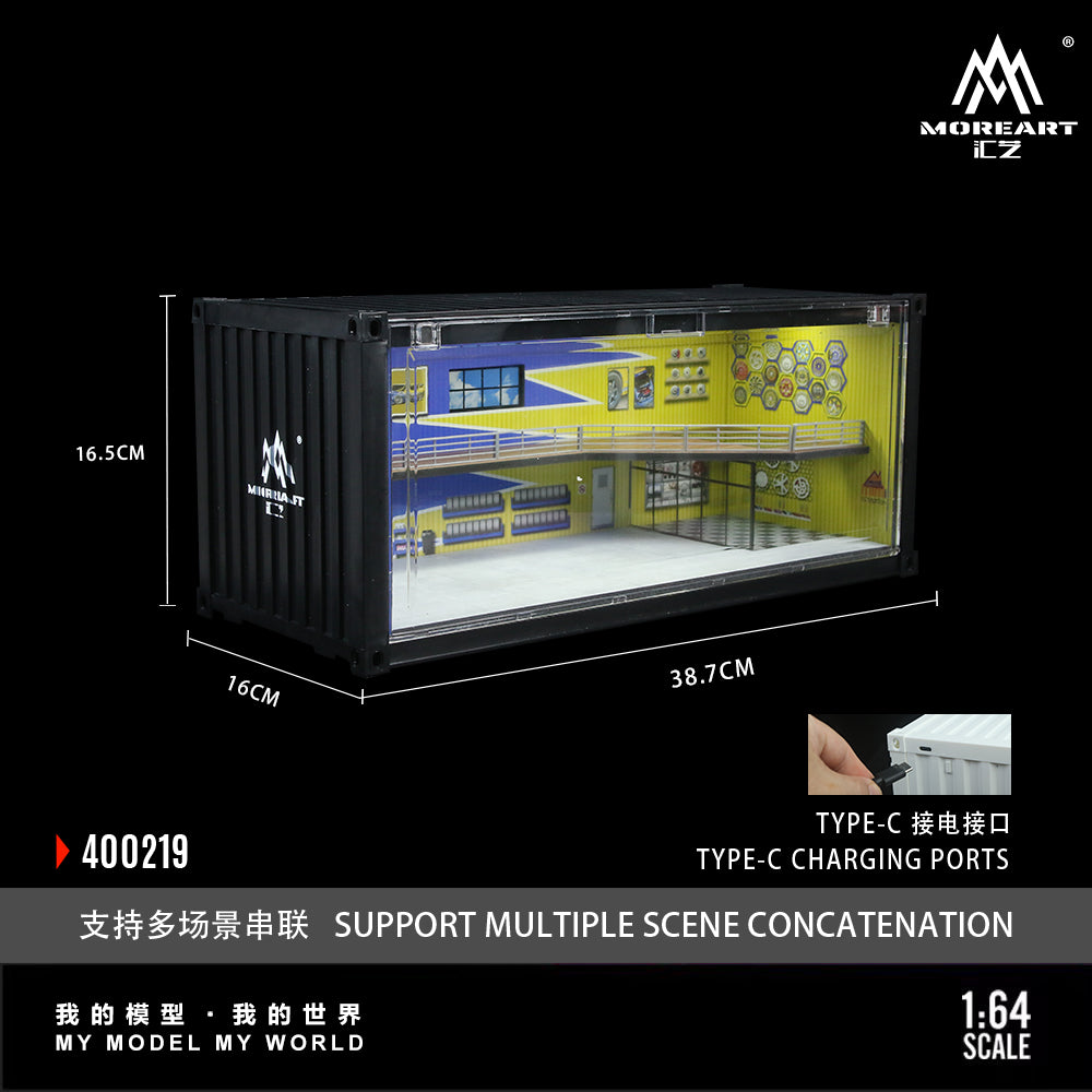 [Preorder] MoreArt 1:64 CONTAINER REPAIR SHOP SCENARIO J MO400219