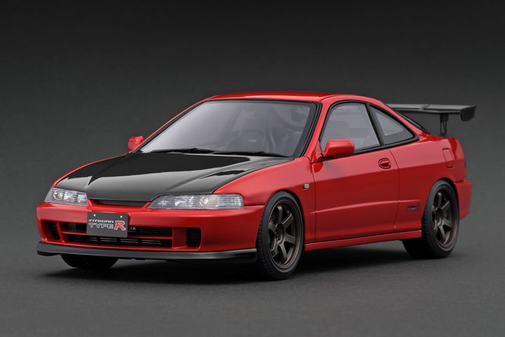 Ignition Model 1:18 Honda INTEGRA (DC2) TYPE R Red With B18C Engine IG3057