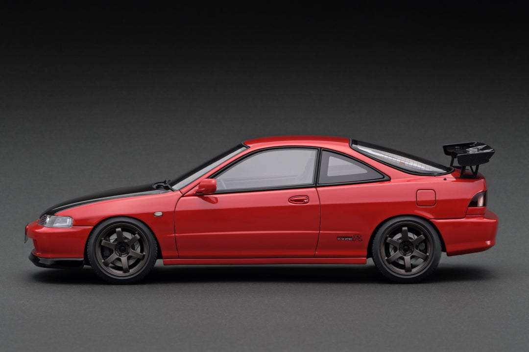 Ignition Model 1:18 Honda INTEGRA (DC2) TYPE R Red With B18C Engine IG3057