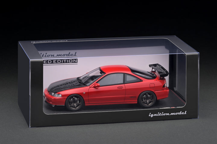 Ignition Model 1:18 Honda INTEGRA (DC2) TYPE R Red With B18C Engine IG3057