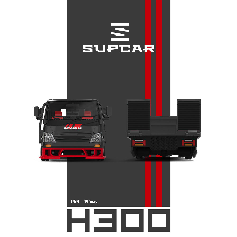 [Preorder] SUPCAR 1:64 ADVAN H300 Red &amp; Black Livery SC647241
