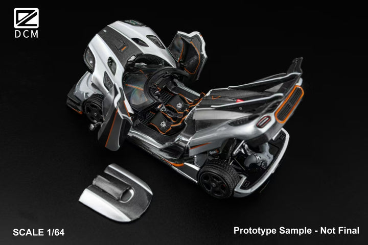 [Preorder] DCM 1:64 Koenigsegg One:1 Fully Open (3 Colours)