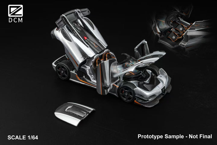 [Preorder] DCM 1:64 Koenigsegg One:1 Fully Open (3 Colours)