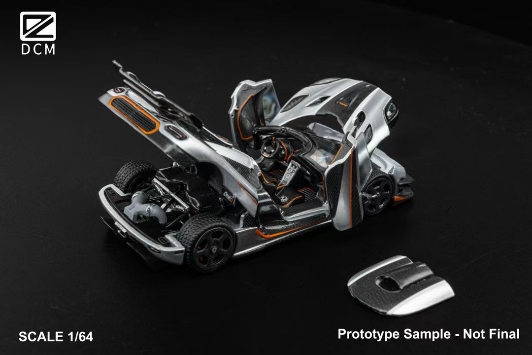 [Preorder] DCM 1:64 Koenigsegg One:1 Fully Open (3 Colours)