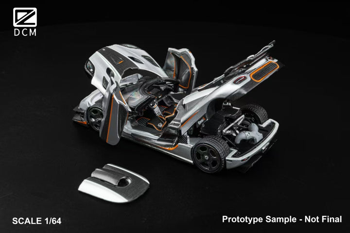 [Preorder] DCM 1:64 Koenigsegg One:1 Fully Open (3 Colours)