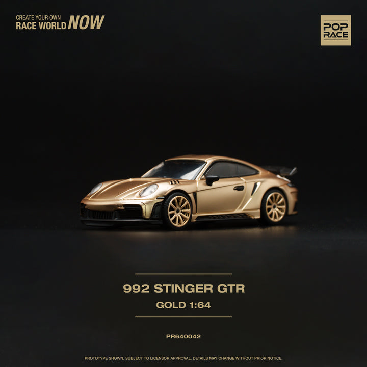 [Preorder] POPRACE 1:64 992 STINGER GTR - GOLD
