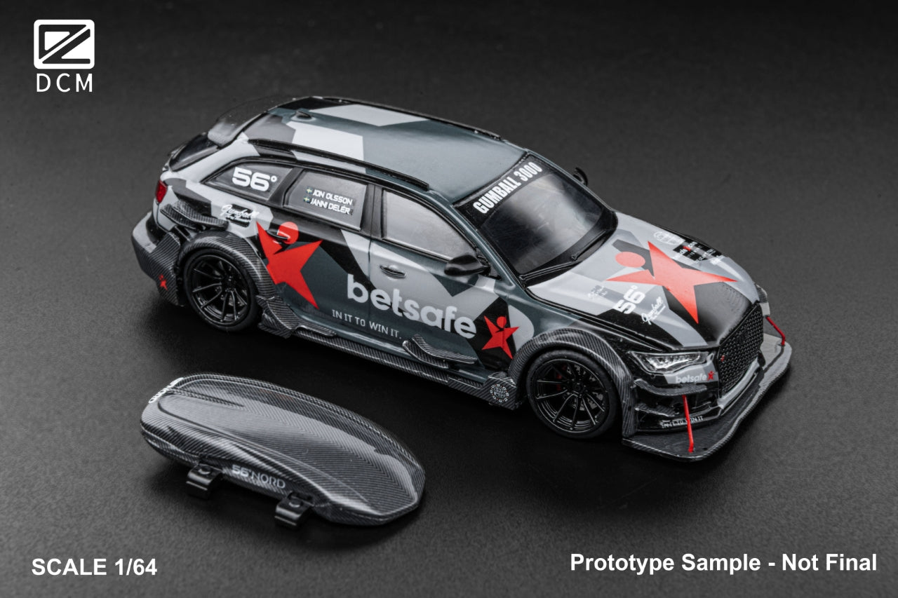 DCM 1:64 Audi RS6 C7 DTM Betsafe Gumball 3000 - Betsafe Livery
