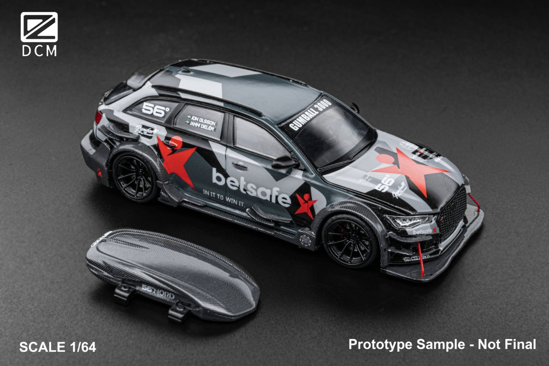 [Preorder] DCM 1:64 Audi RS6 C7 DTM Betsafe Gumball 3000 - Betsafe Livery