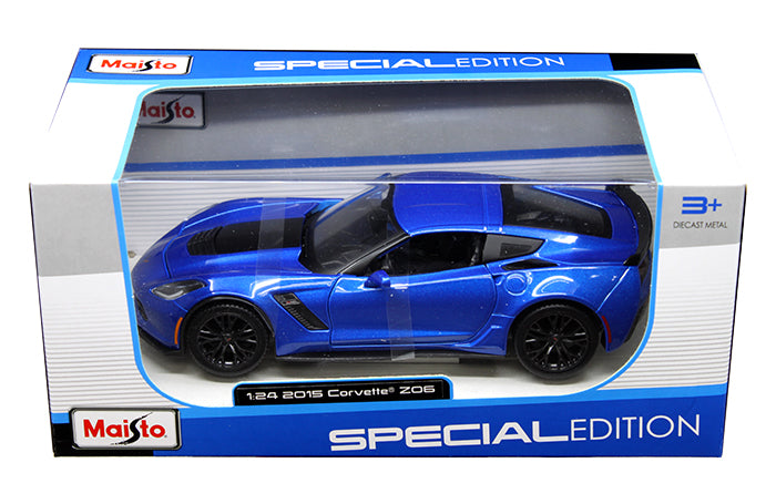 Maisto 1:24 2015 Chevrolet Corvette Z06 Blue