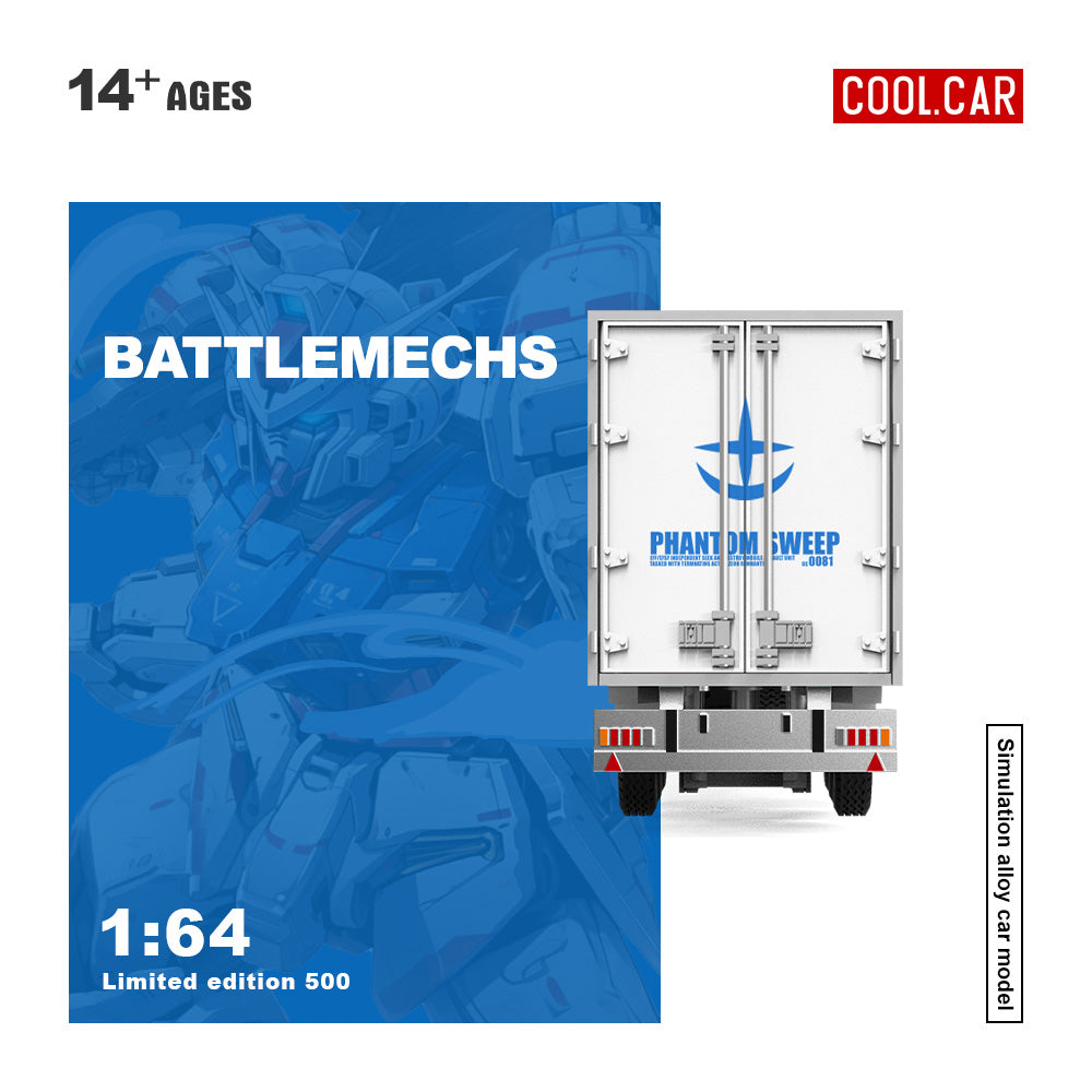 [Preorder] Cool Car 1:64 Scania Container Truck -RX-78 Mecha Livery CC644021