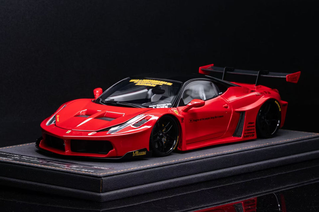 [Preorder] CHELEPAI 1:18 Ferrari LB458 GT Red With Opening Parts