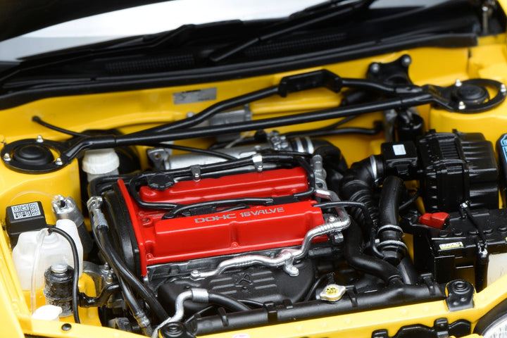 [Preorder] Motorhelix 1:18 Mitsubishi Lancer Evolution IV  DANDELION YELLOW