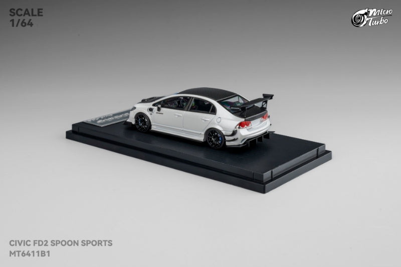 TIME Micro 1/64 ホンダ シビック FD2 SPOON 1/64 TimeMicro Honda Civic Type-R FD2 Spoon Sports #95