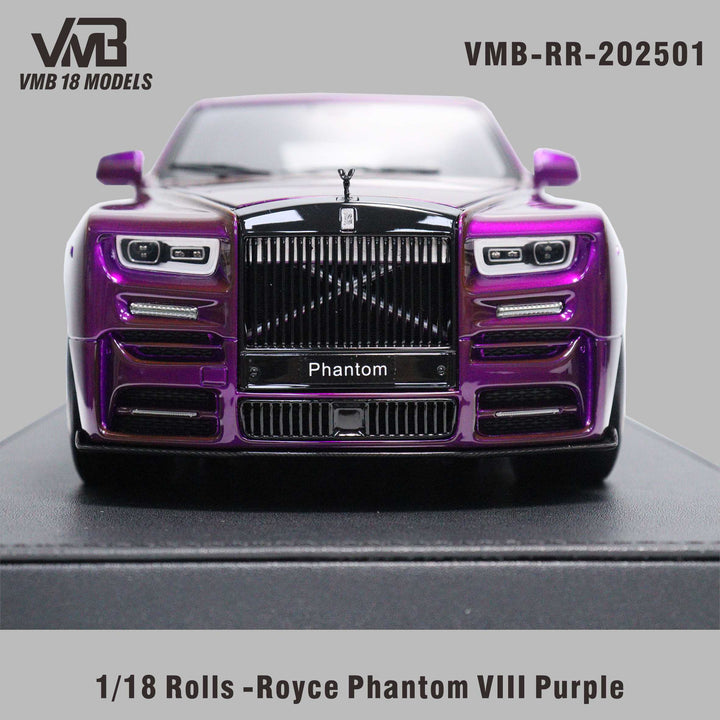 [Preorder] VMB 1:18 Rolls-Royce Phantom Vlll -  Purple VMB-RR-202501