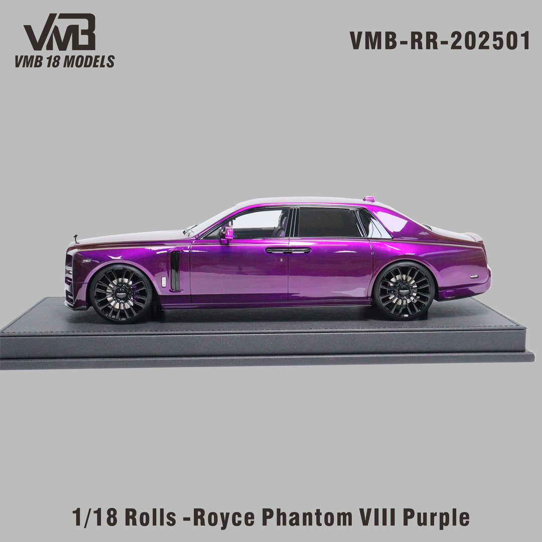 [Preorder] VMB 1:18 Rolls-Royce Phantom Vlll -  Purple VMB-RR-202501