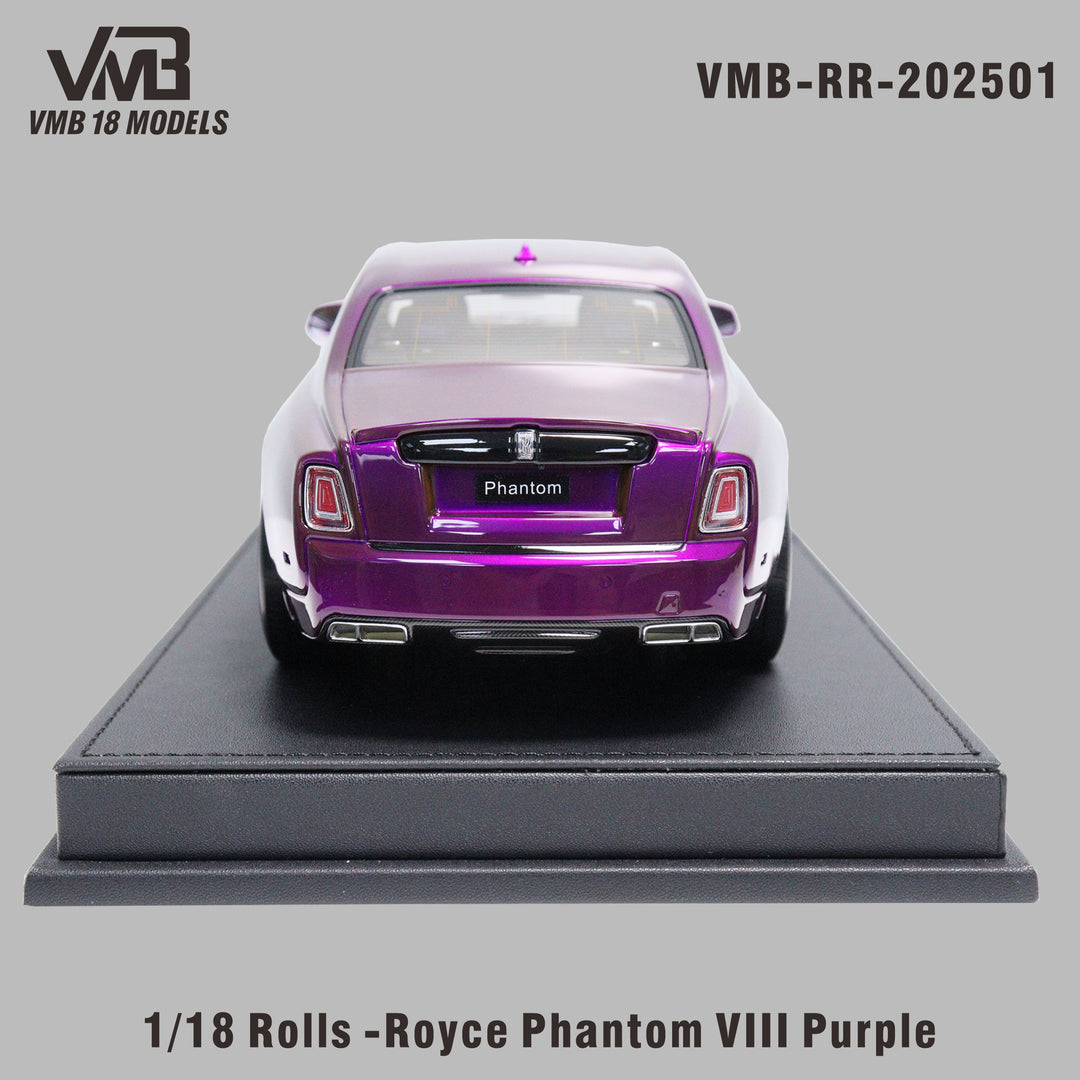 [Preorder] VMB 1:18 Rolls-Royce Phantom Vlll -  Purple VMB-RR-202501
