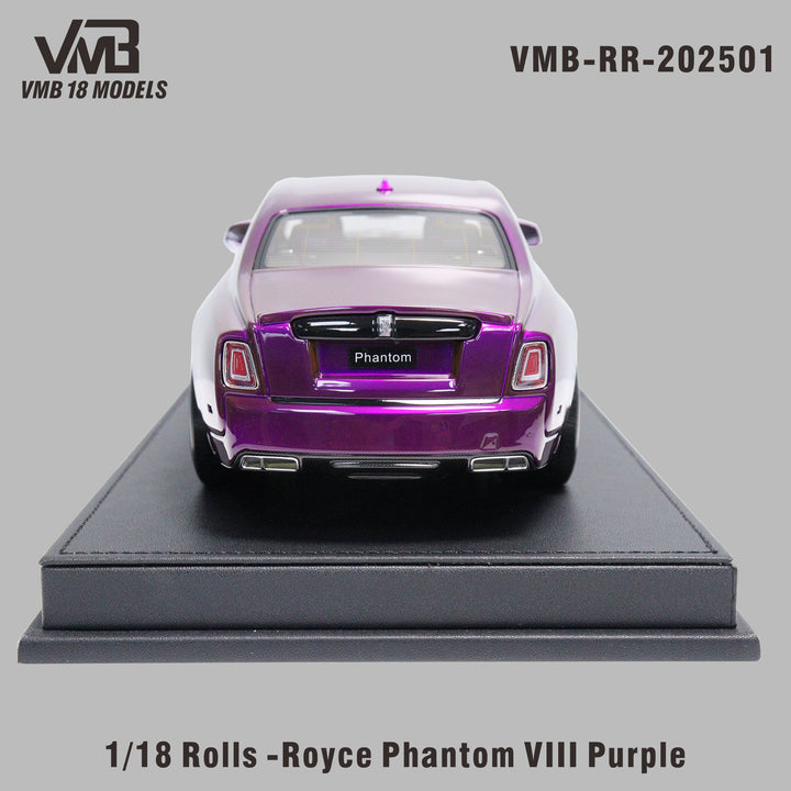 [Preorder] VMB 1:18 Rolls-Royce Phantom Vlll -  Purple VMB-RR-202501