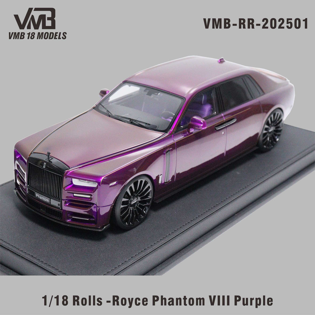 [Preorder] VMB 1:18 Rolls-Royce Phantom Vlll -  Purple VMB-RR-202501