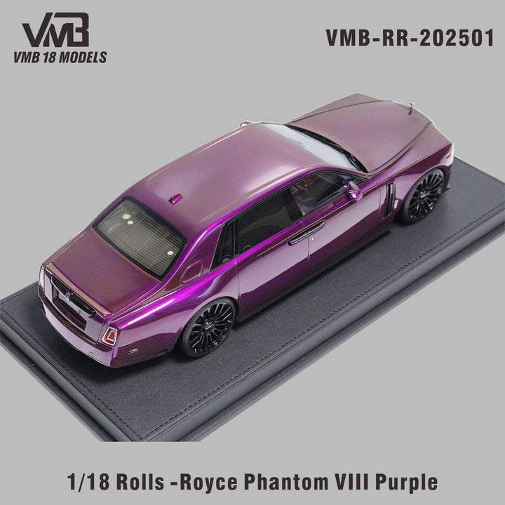 [Preorder] VMB 1:18 Rolls-Royce Phantom Vlll -  Purple VMB-RR-202501