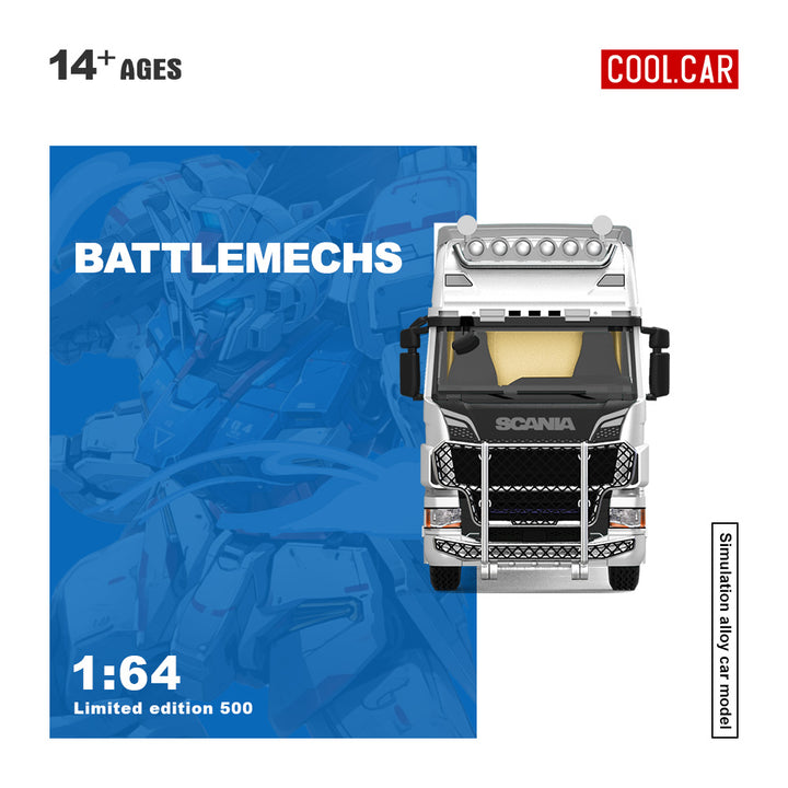 [Preorder] Cool Car 1:64 Scania Container Truck -RX-78 Mecha Livery CC644021
