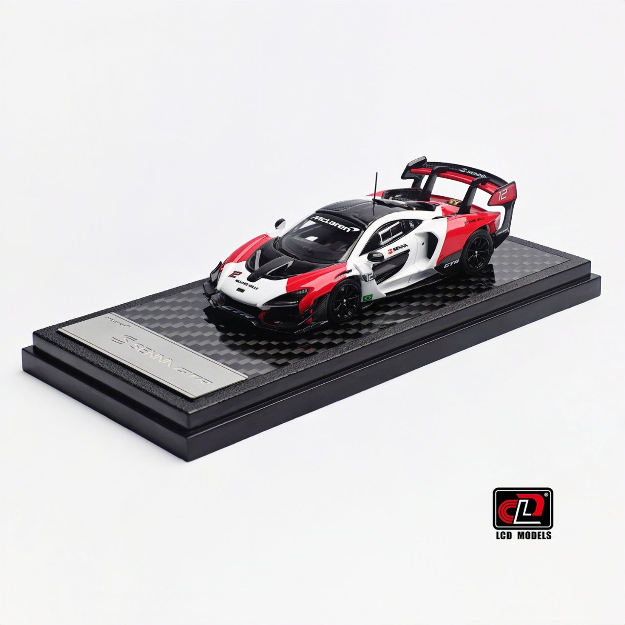 LCDモデル 1/64 Mclaren Senna GTR GULF 1:64 LCD Models - 2021 McLaren Senna GTR #28 Gulf Racing