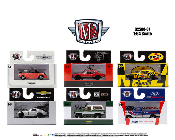 M2 Machines 1:64 Auto-Thentics Release 87 Assortment