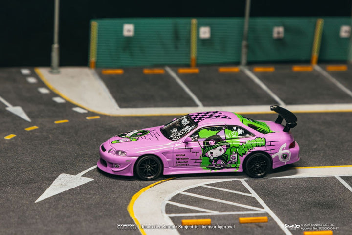 [Preorder] Tarmac Works 1:64 VERTEX Toyota Soarer JZZ30 Kuromi Sanrio – Global64 – Limited Edition T64G-080-KU