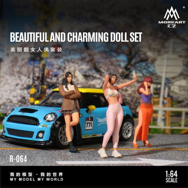 [Preorder] MoreArt 1:64 BEAUTIFUL AND CHARMING DOLL SET MO223064