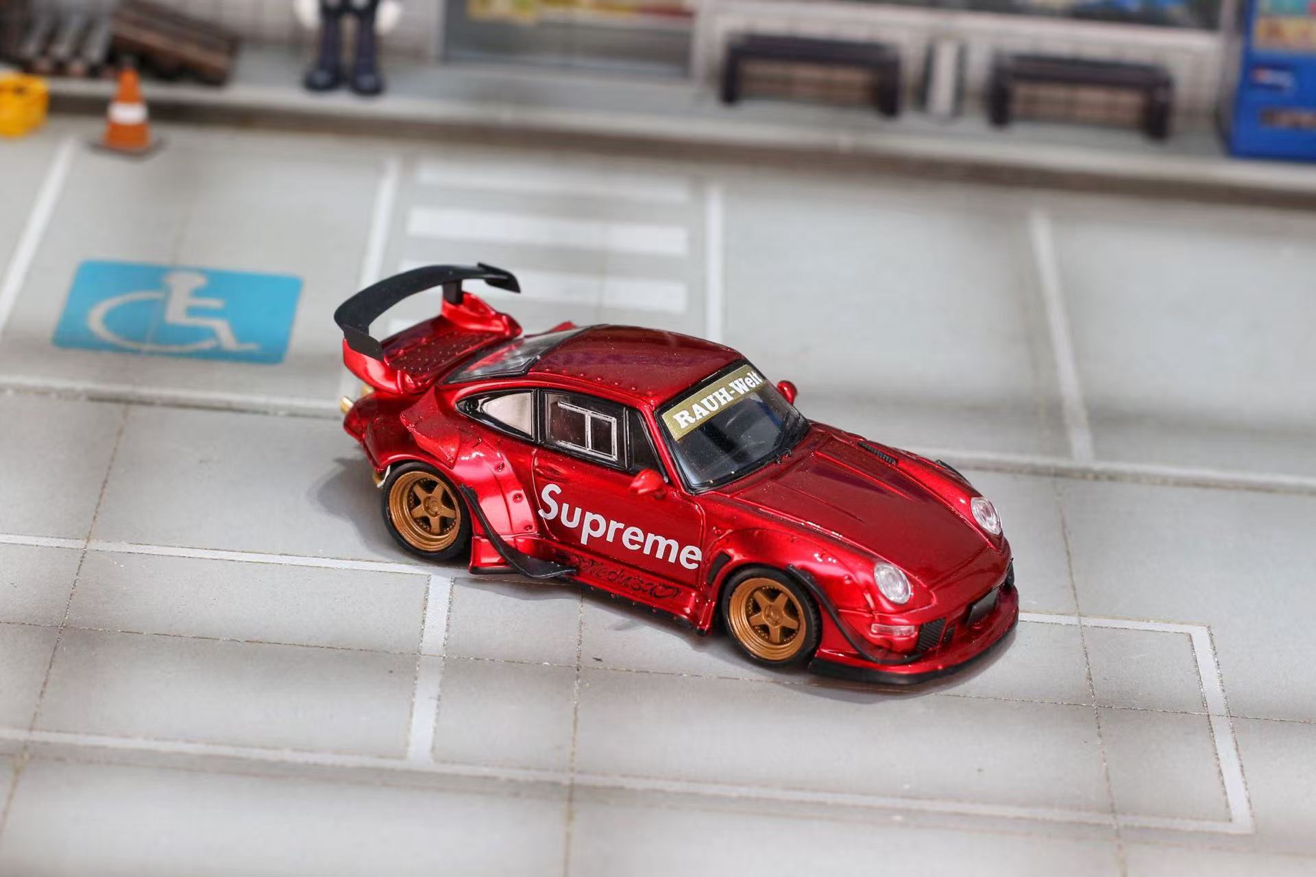 Preorder] Street Weapon 1:64 RWB 993 Supreme Metallic Red (2