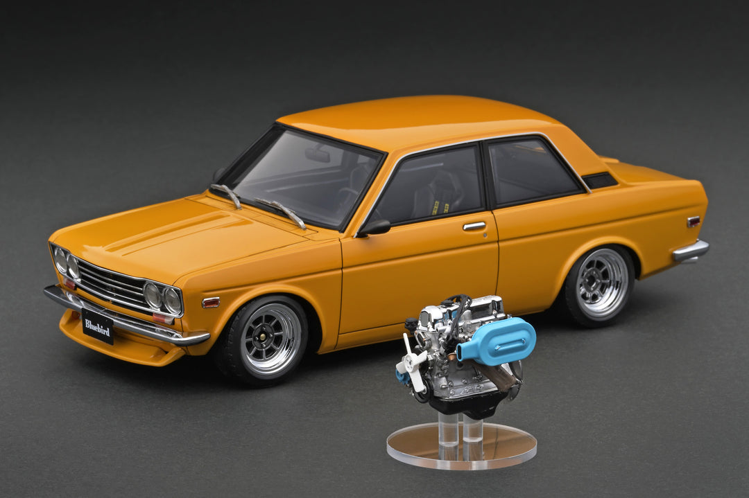 [Preorder] Ignition Model 1:18 Datsun Bluebird (510) Brown With L16 Engine