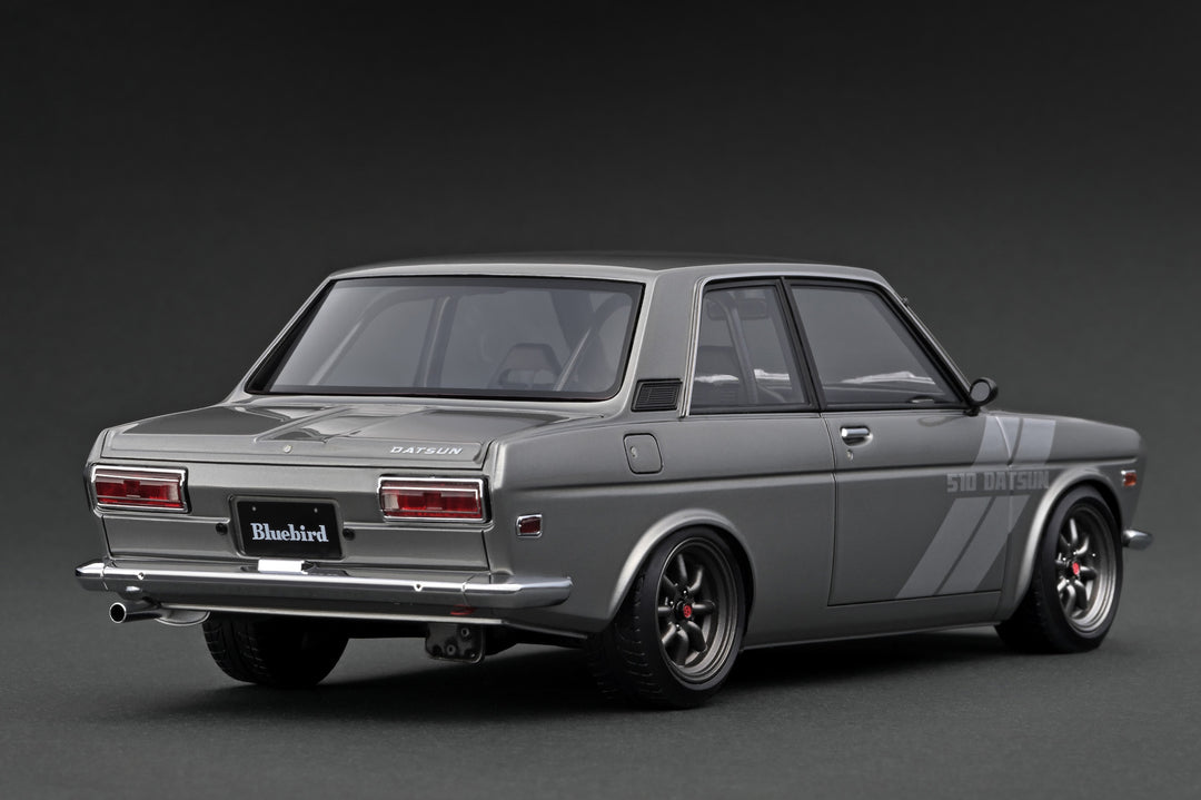 [Preorder] Ignition Model 1:18 Datsun Bluebird (510) Gun Metallic With L16 Engine