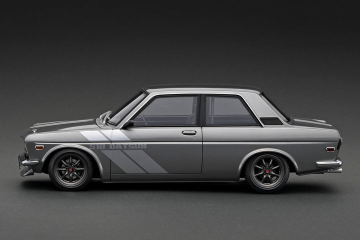 [Preorder] Ignition Model 1:18 Datsun Bluebird (510) Gun Metallic With L16 Engine