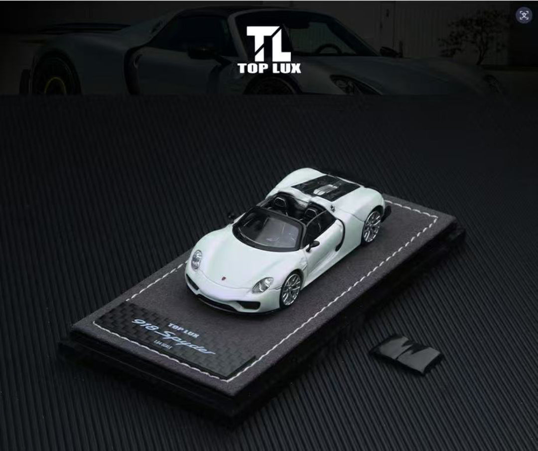 [Preorder] TOP LUX 1:64 Porsche 918 Spyder (10 Colours)