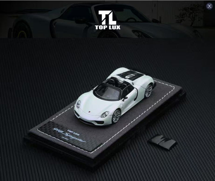 [Preorder] TOP LUX 1:64 Porsche 918 Spyder (10 Colours)