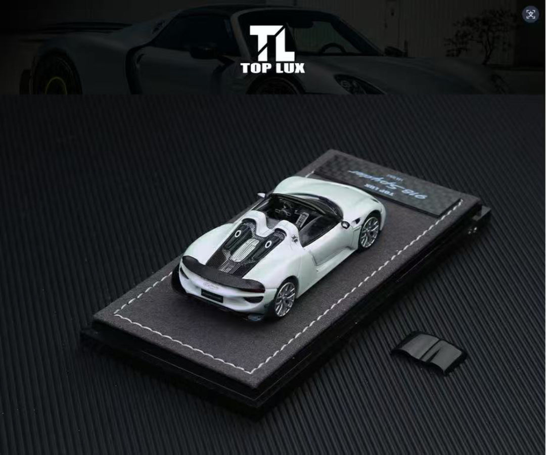 [Preorder] TOP LUX 1:64 Porsche 918 Spyder (10 Colours)