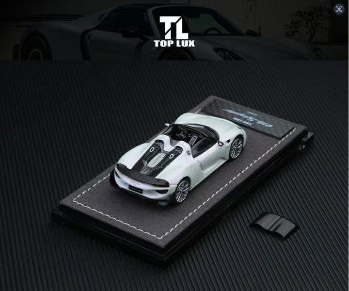 [Preorder] TOP LUX 1:64 Porsche 918 Spyder (10 Colours)
